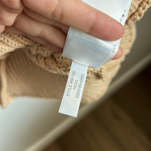 J. Crew Relaxed Roll Neck Chunky Knit Sweater in Sandy Beach - Picture 7 of 10